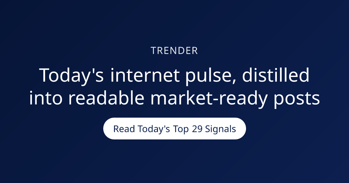 Trender — website designed and built by Valley Rise Media